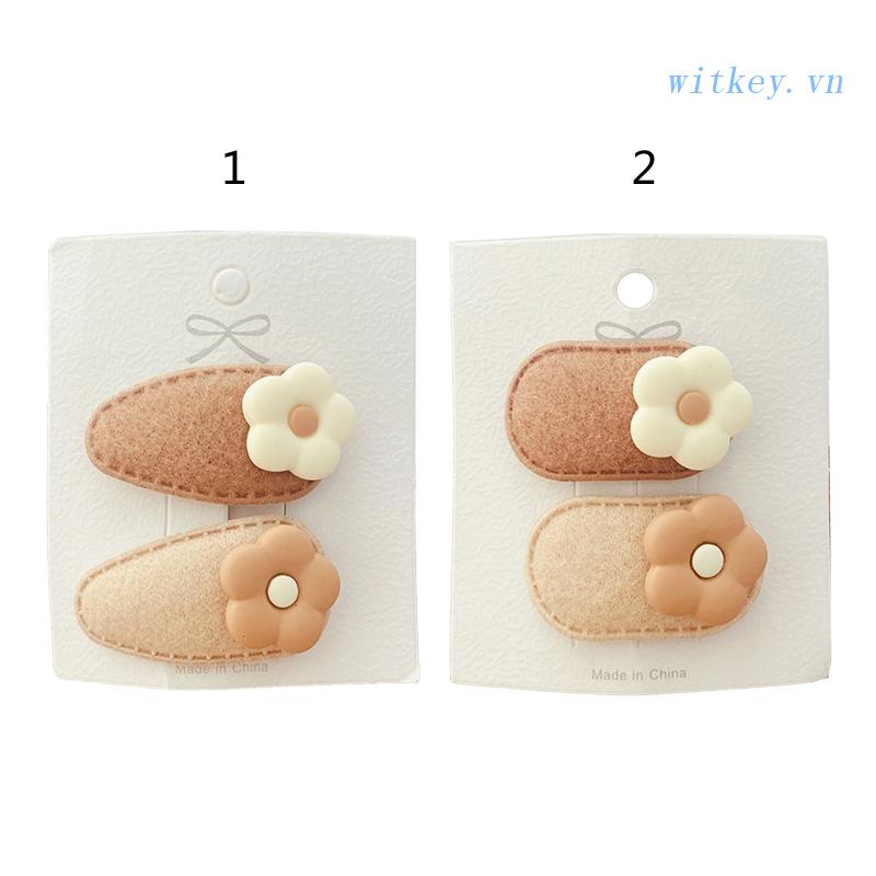 Kẹp Tóc Hình Hoa Dễ Thương Cho Bé Gái