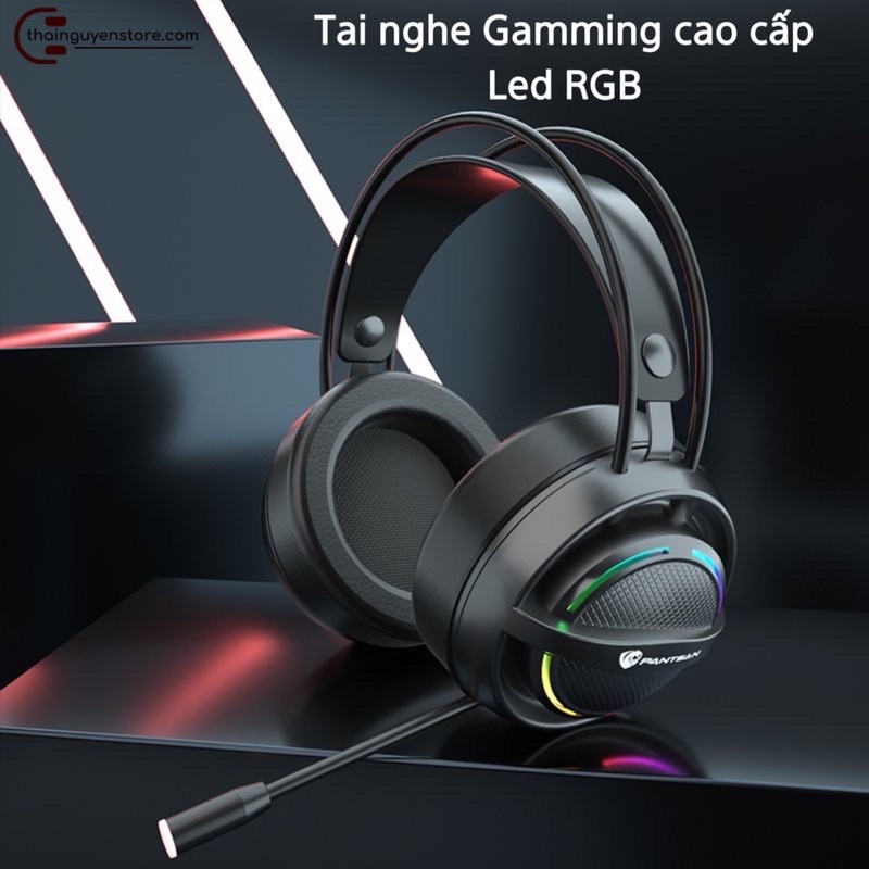 Tai nghe gaming cao cấp PANTSAN PSH-100 Led RGB chân cắm Usb