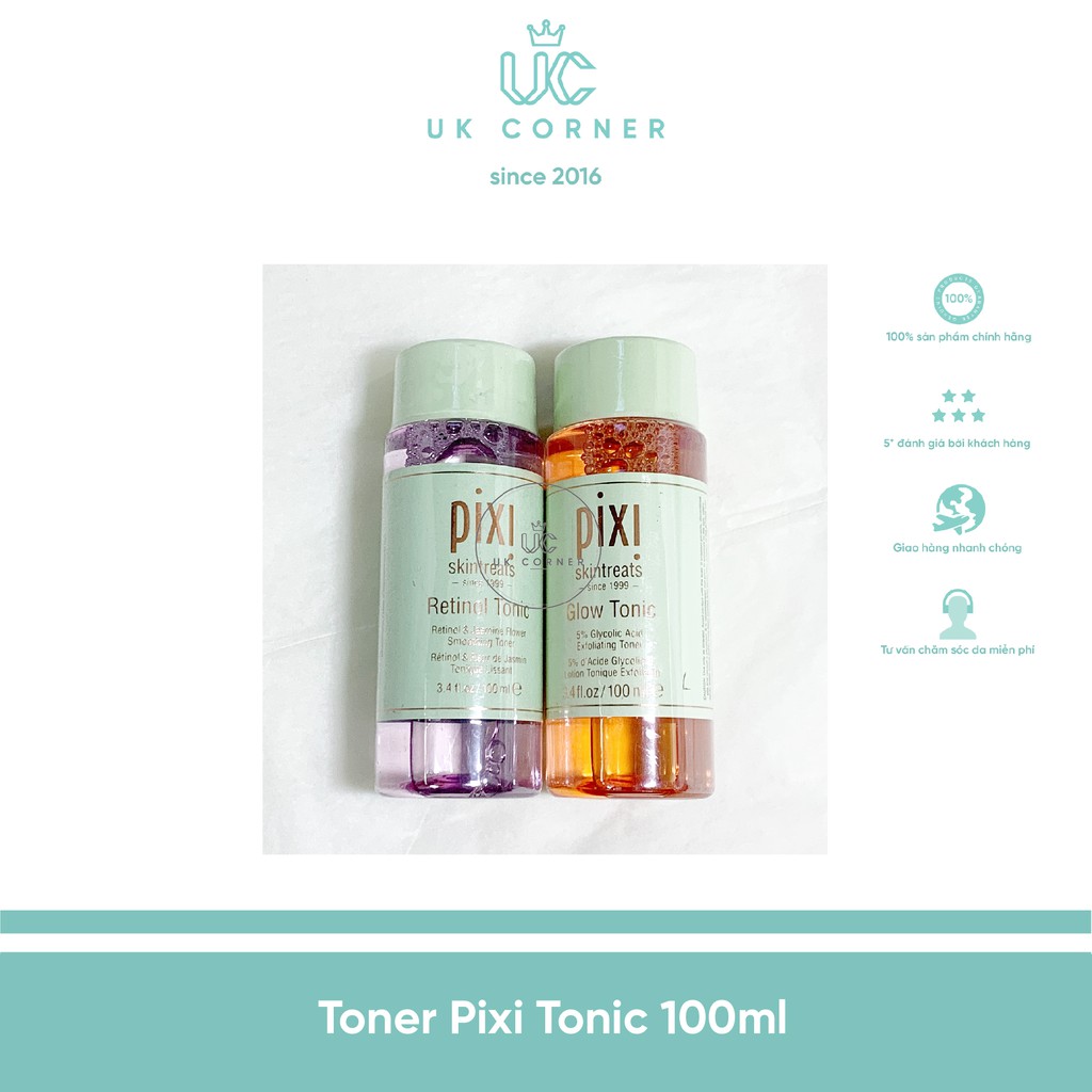 Toner tẩy da chết Pixi Tonic