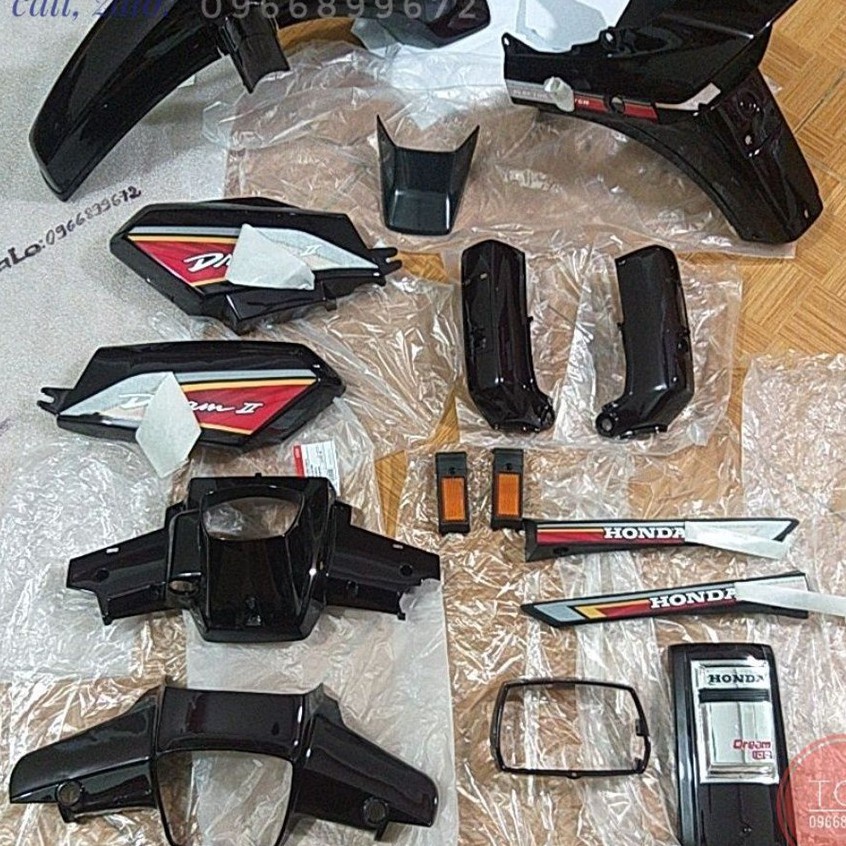Dàn áo - bộ nhựa xe DREAM - HonDa hàng CHÍNH HÃNG - dùng cho dream Việt và Dream Thái