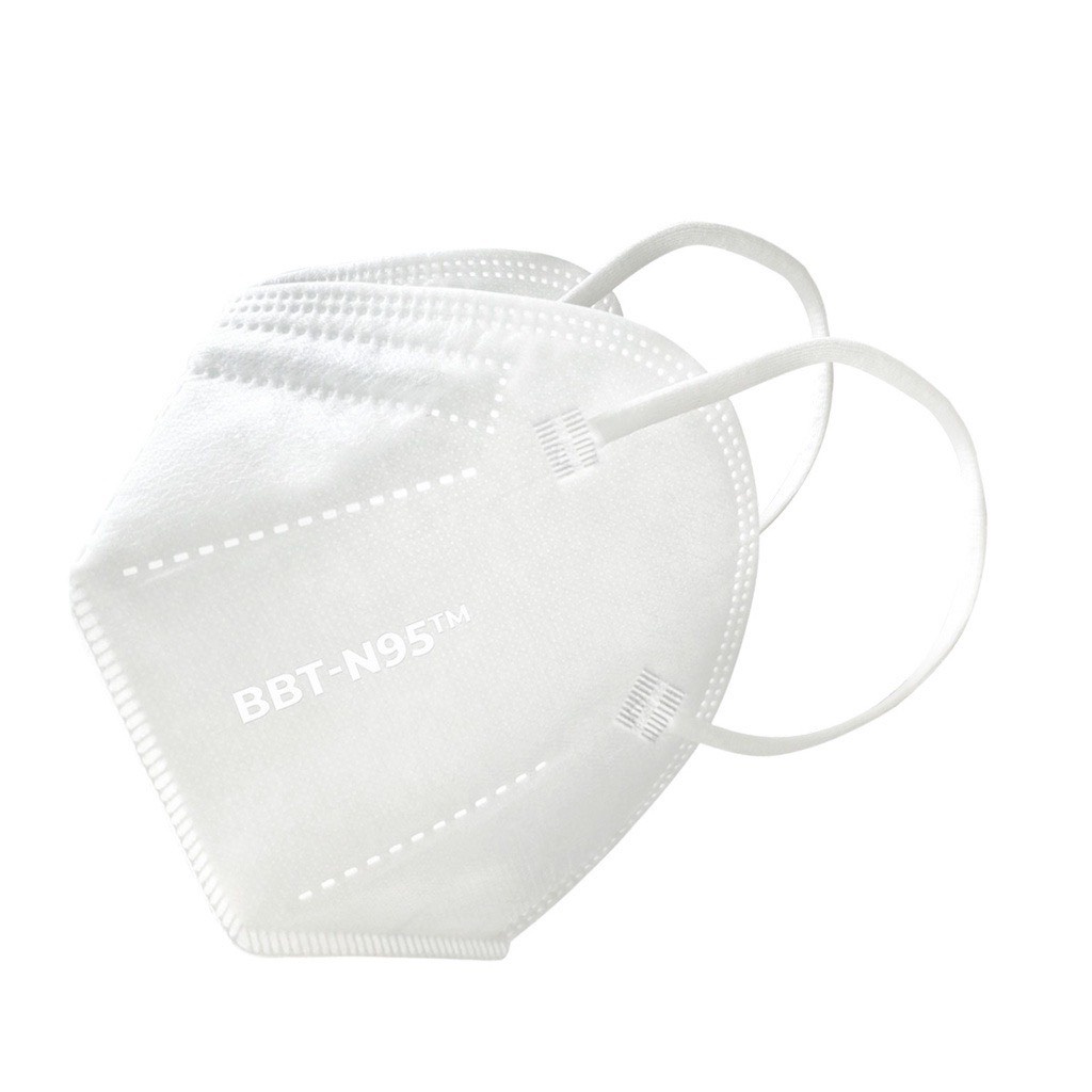 Khẩu trang y tế N95 4 LỚP BÔNG BẠCH TUYẾT trắng, xám 5 cái/ gói