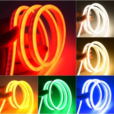 Thanh Đèn LED neon 6*12 Điện Áp Thấp 12V Chống Nước Không Dây Trang Trí Quảng Cáo