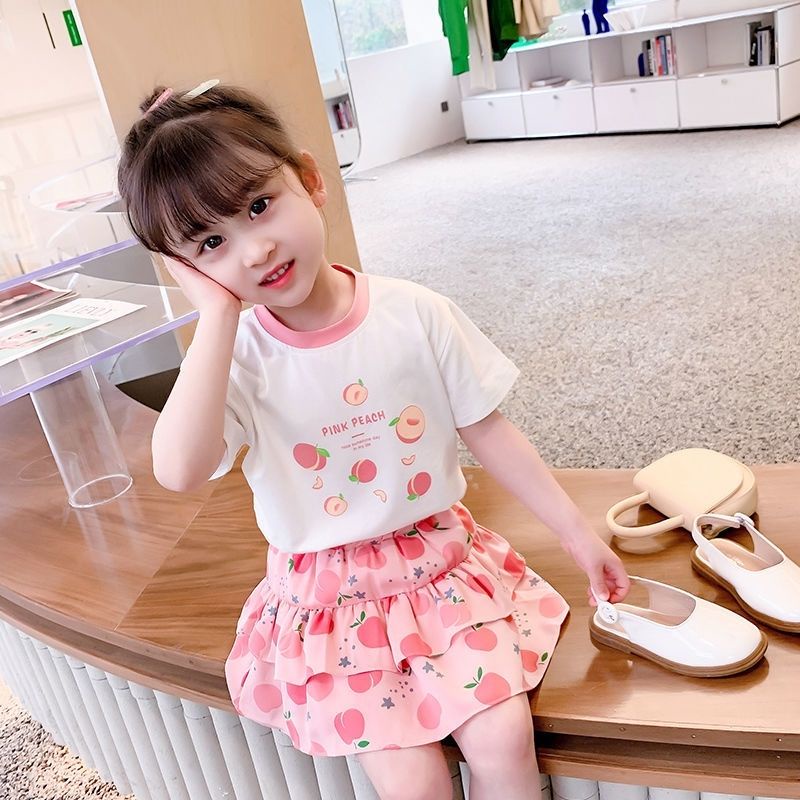 Set Áo Thun Tay Ngắn + Chân Váy Xếp Ly Thiết Kế Mới Thời Trang Mùa Hè Theo Phong Cách Hàn Quốc Cho Nữ