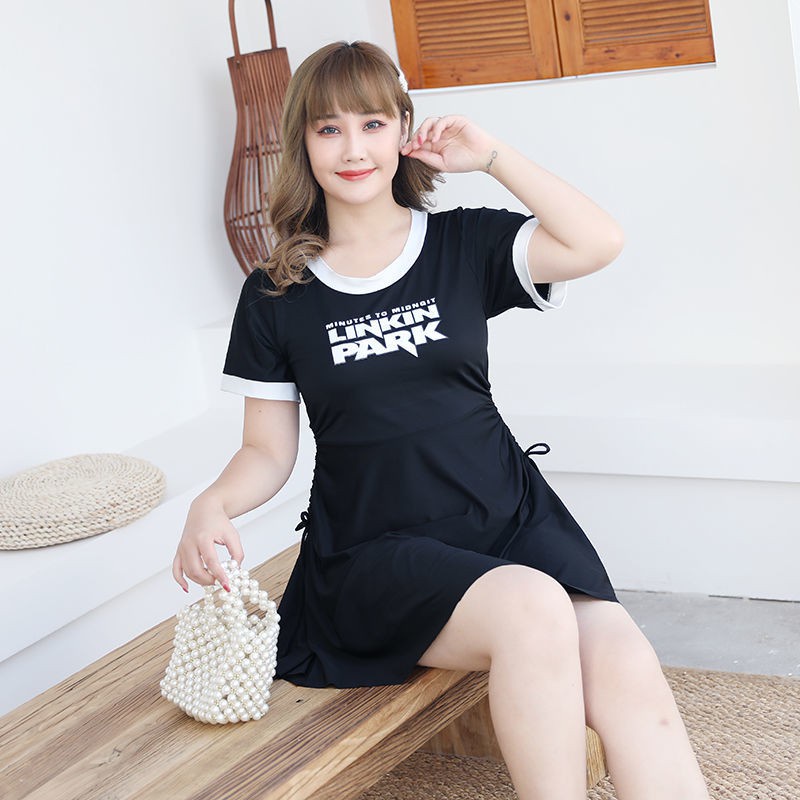 Bộ Đồ Bơi Dáng Rộng Che Bụng Size Lớn 200kg Thời Trang Mùa Xuân Cho Nữ | BigBuy360 - bigbuy360.vn