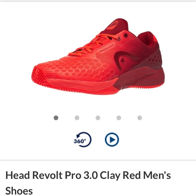 Giày tennis HEAD Revolt pro 3.0 clay red