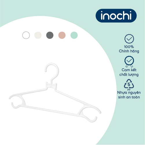 Móc áo kiểu Inochi - Hara 183 màu Xanh/Hồng/Trắng/Ghi