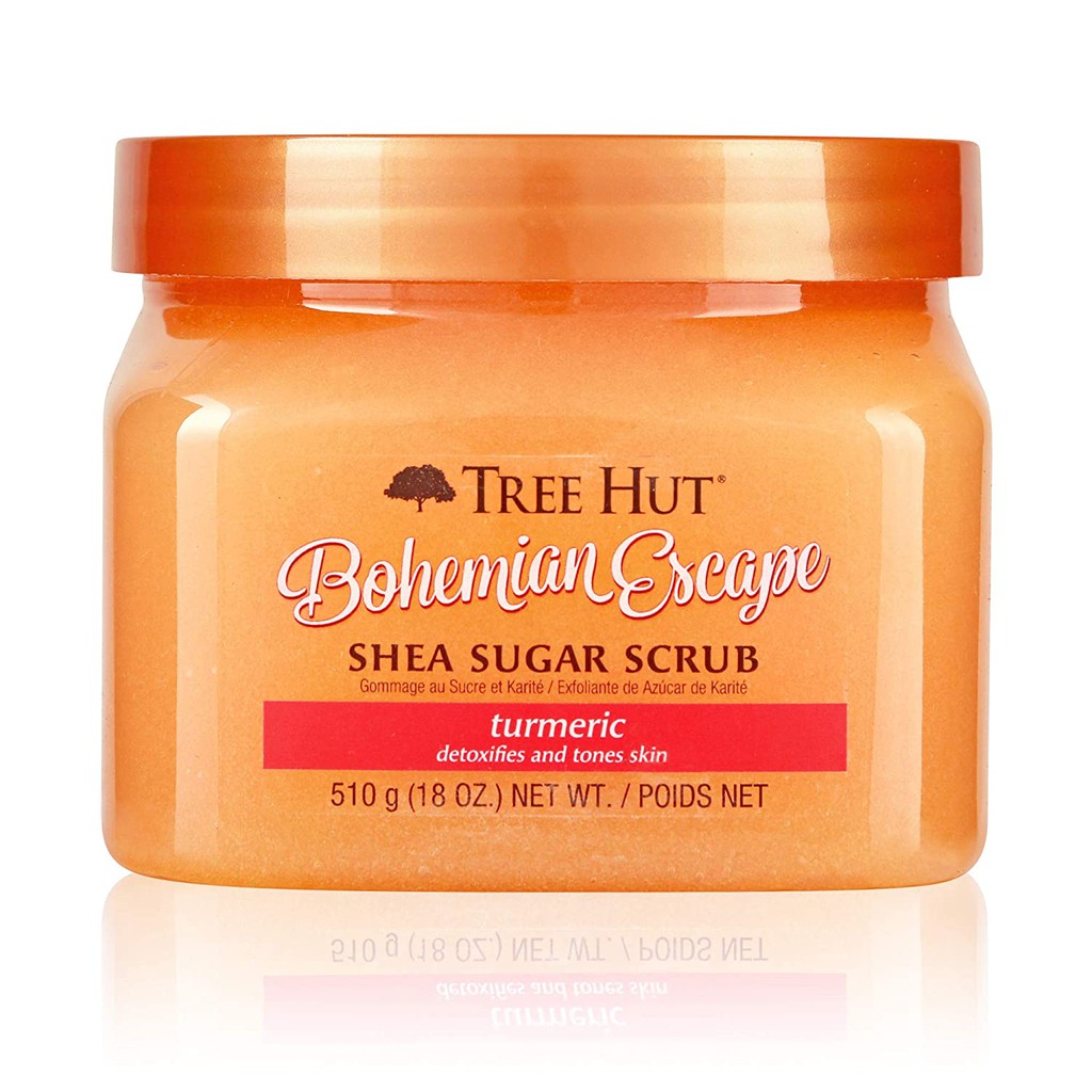 Sữa tắm tẩy tế bào chết Tree Hut Shea Sugar Scrub Bohemian Escape 510g (Mỹ)