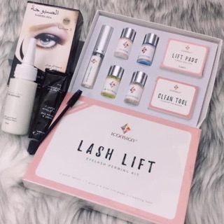 Combo sét uốn và phủ đen mi