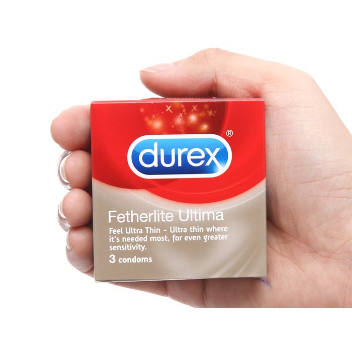 [Hộp 12 bao] COMBO 1 hộp BCS Siêu mỏng Durex Fetherlite Ultima - Tặng 1 hộp 3 bao cùng loại