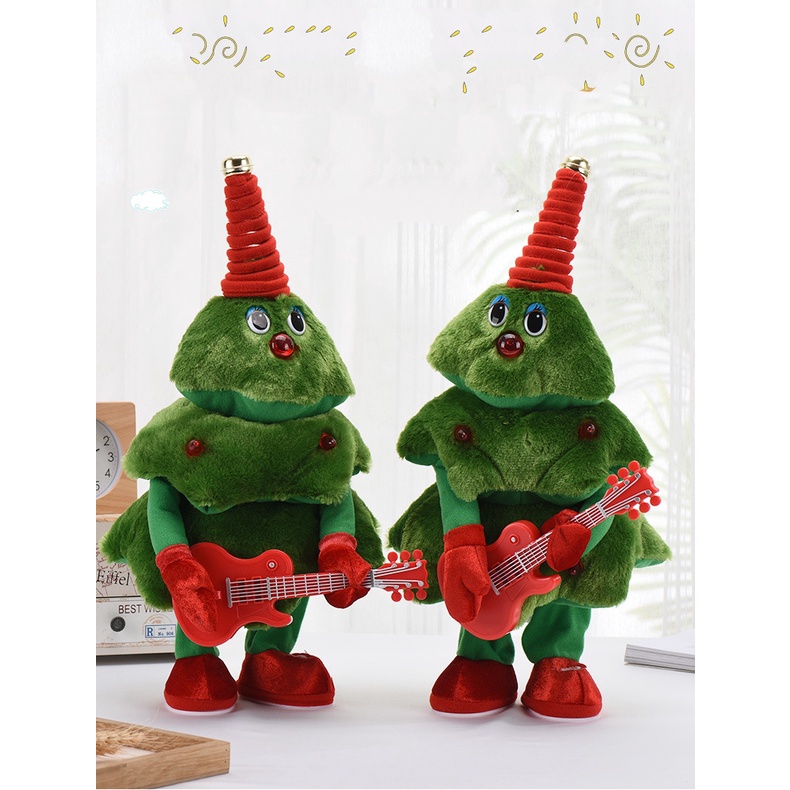 Cây Thông Noel Gắn Đèn LED Phát Nhạc