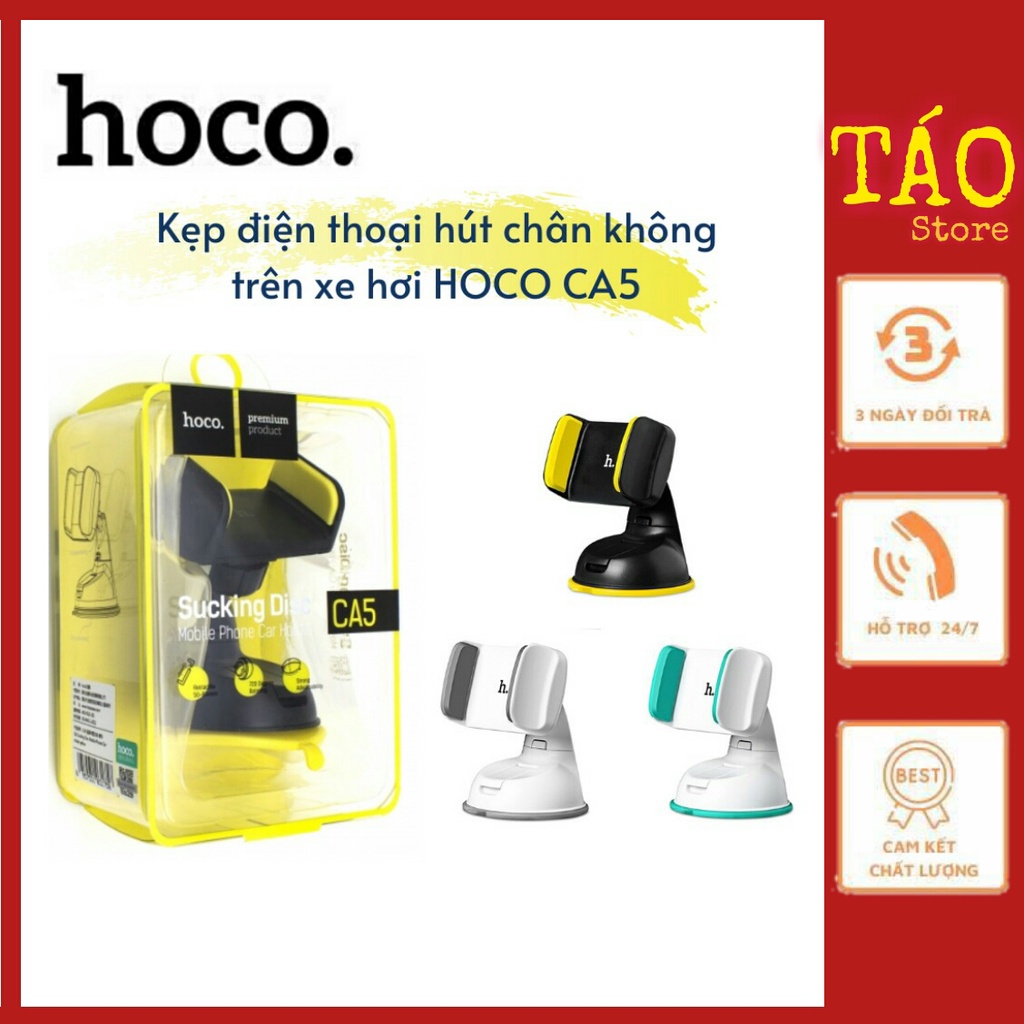 Giá Đỡ Điện Thoại Xe Hơi Hoco CA5 - Gắn Tablo, Kính - Bảo Hành Chính Hãng 6 Tháng