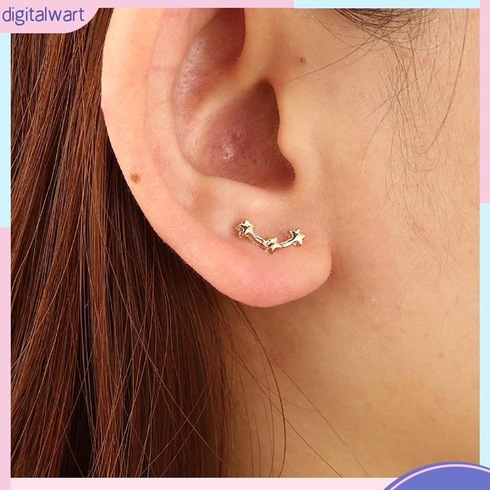 1 đôi bông tai hình ngôi sao nhỏ thời trang thanh lịch cho nữ
