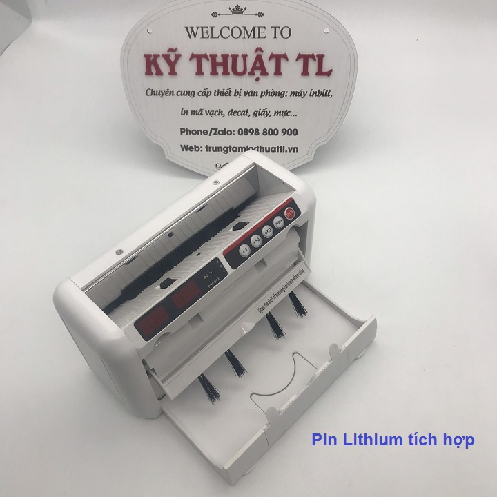 Máy Đếm Tiền Mini Nhỏ Gọn Dùng Pin AU-1000UK
