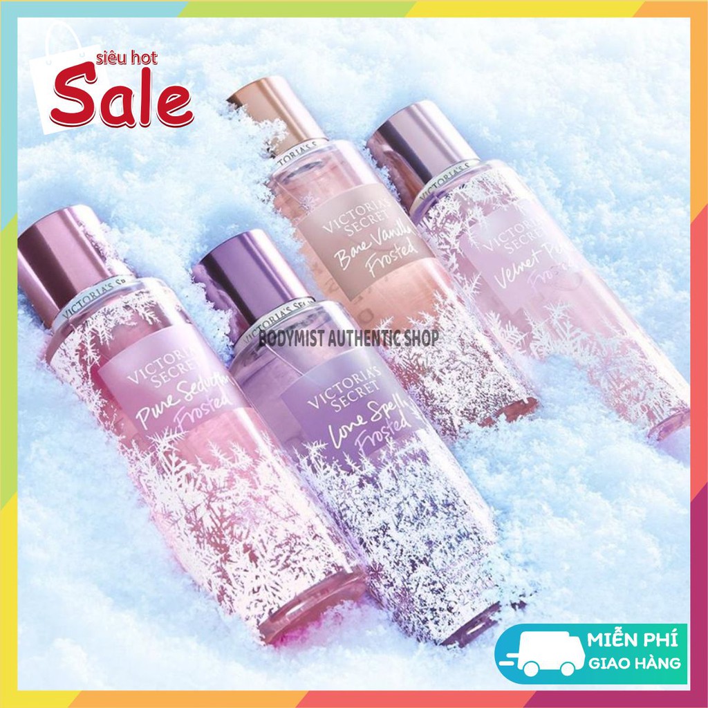 Xịt Thơm Toàn Thân Body Mist Victoria’s Secret "FROSTED"  _ [𝑩𝒐𝒅𝒚𝒎𝒊𝒔𝒕 𝑨𝒖𝒕𝒉𝒆𝒏𝒕𝒊𝒄] | Thế Giới Skin Care