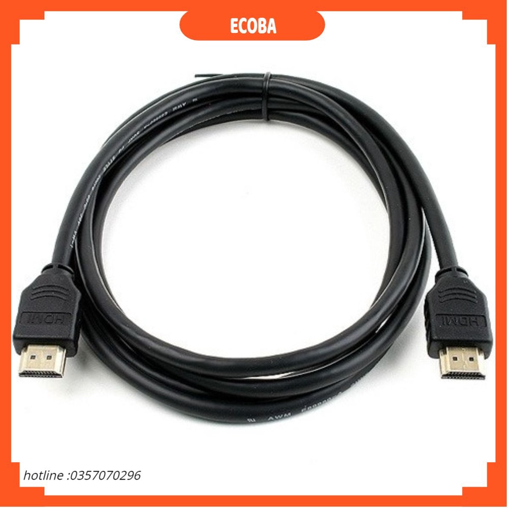 Dây HDMI 7.0 dài 1.5M ,3M ,5M ,10m loại tốt chống nhiễu độ nét cực cao ECOBA