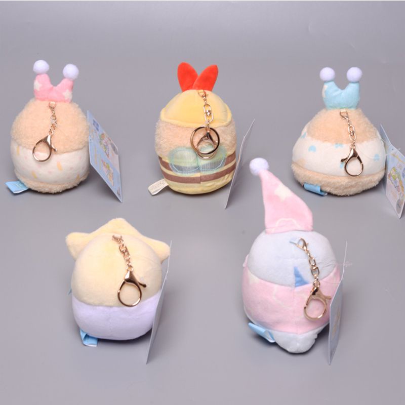 Đồ chơi móc khóa thú bông Sumikko Gurashi San-X hoạt hình nhỏ phong cách Nhật dễ thương 8-10cm