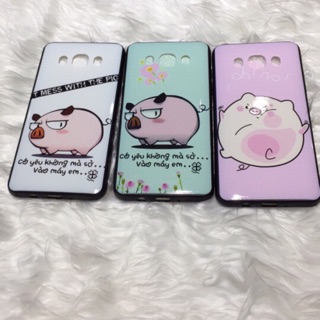 Ốp lưng samsung j5 (2016) heo bóng