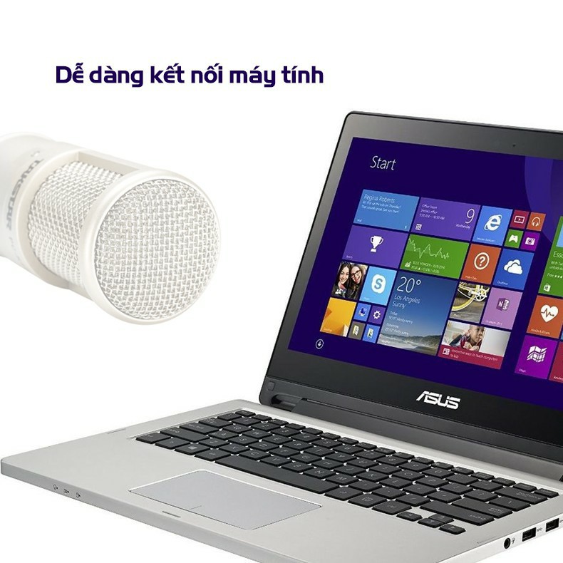 [Sỉ lẻ một giá] Mic thu âm chuyên nghiệp cao cấp Takstar PC-K200 tặng dây XLR-XLR hát karaoke, livestream