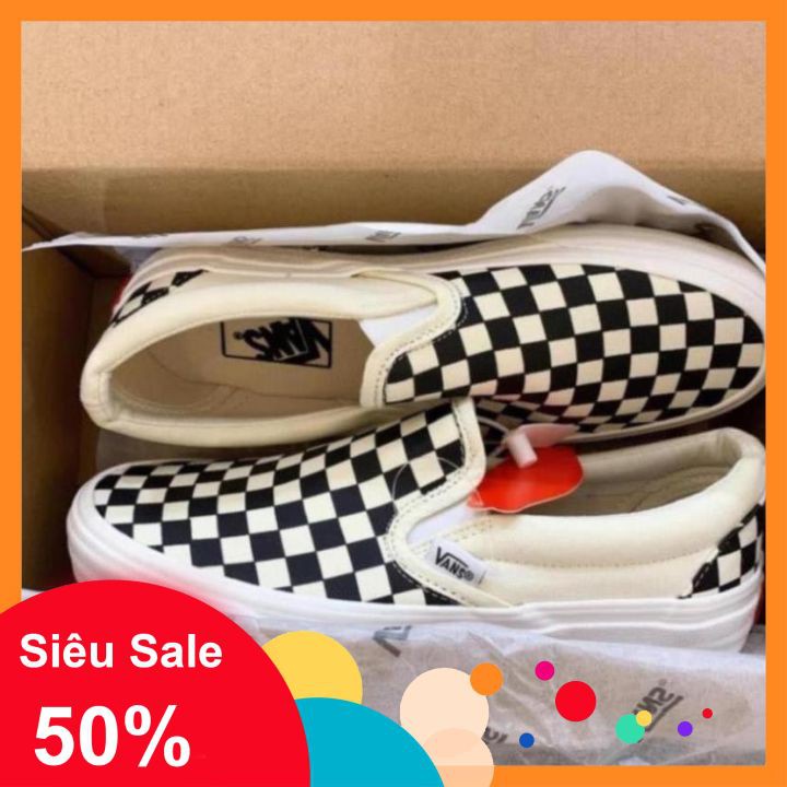 [FreeShip] [SALE SỐC] Giày Thể Thao Sneaker 𝐕𝐀𝐍𝐒 Caro lười Cực Hot 2021, giày kẻ caro cưc chất nam nữ | BigBuy360 - bigbuy360.vn