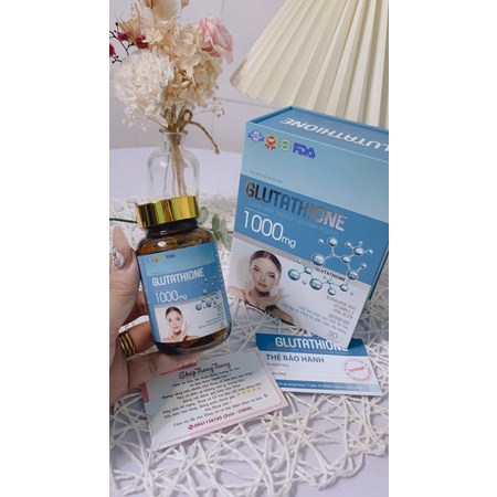 VIÊN UỐNG TRẮNG DA MỜ NÁM GLUTATHION 1000Mg DRSKIN CARE