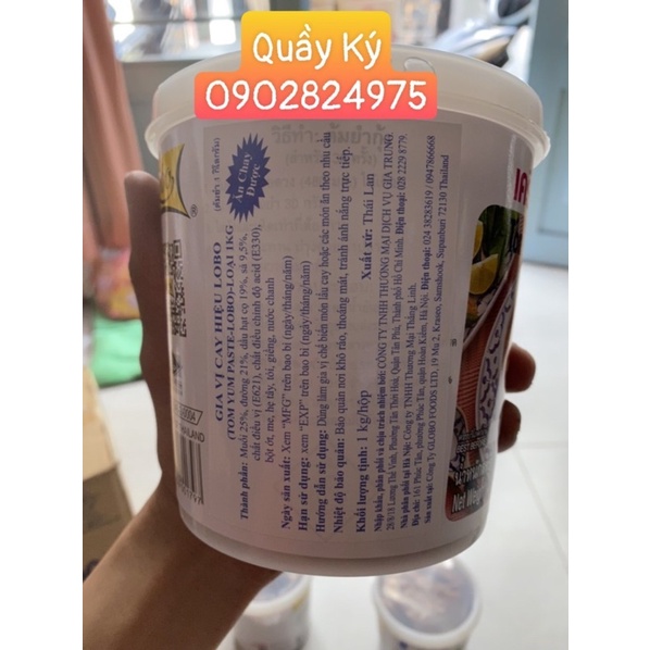 Gia vị Lẩu Thái Tom Yum Paste Lobo 1kg