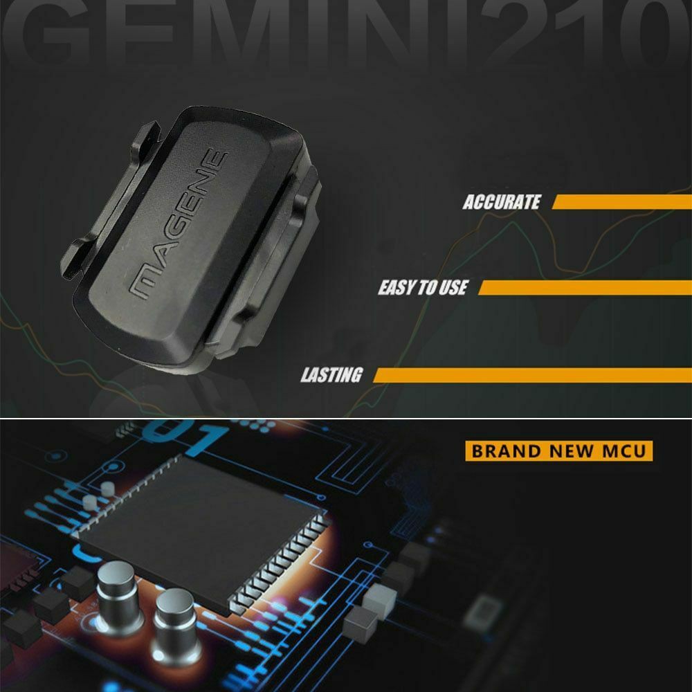 Magene 2020 mới gemini 210 s3 + speed cadence sensor ant + bluetooth máy tính tốc độ cho zwift strava garmin igpsport bryton bike