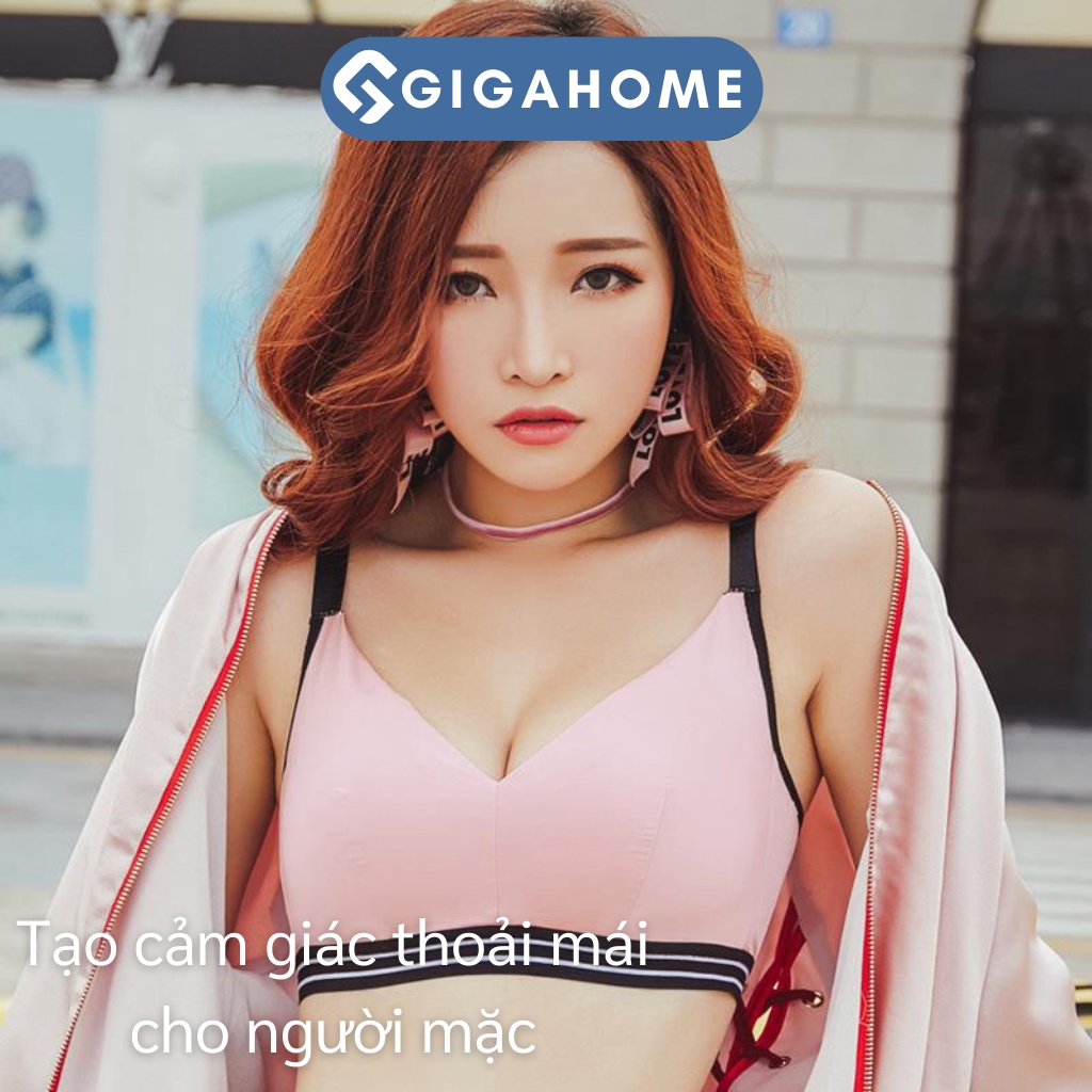 Áo Bra Thể Thao Nữ GIGAHOME Tập Gym, Yoga Có Mút Ngực, Thấm Hút Mồ Hôi Nhanh 7758