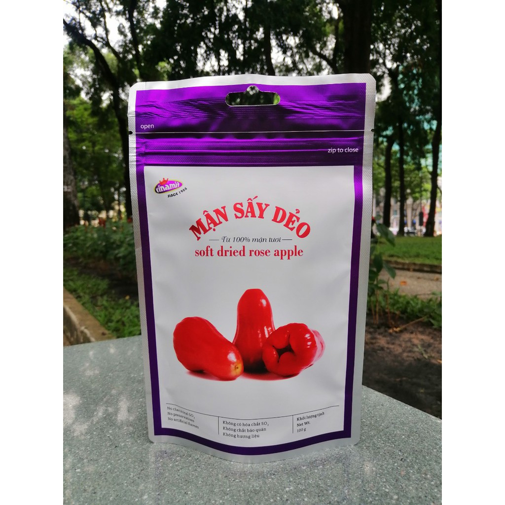 Mận sấy dẻo Vinamit 100g mận thơm ngon mềm dẻo