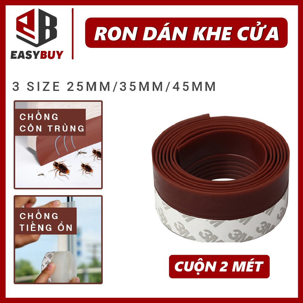 2 Mét Ron Dán Chặn Cửa, Dán Khe Cửa Chống Bụi, Chống Côn Trùng, Giữ Nhiệt Điều Hòa Tiện Lợi 3 Kích Cỡ