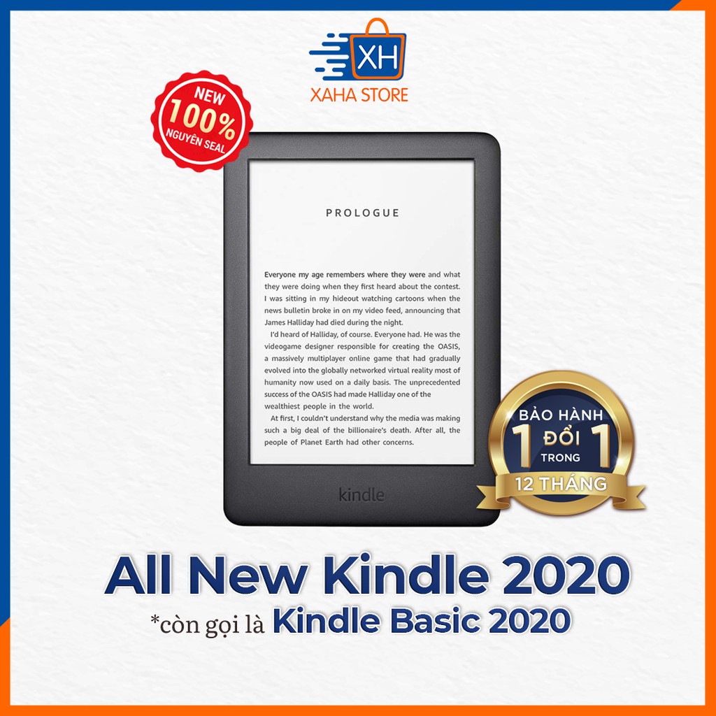 Máy đọc sách All-new Kindle 10th Generation - 2019 (4GB/8GB) NEW 100%