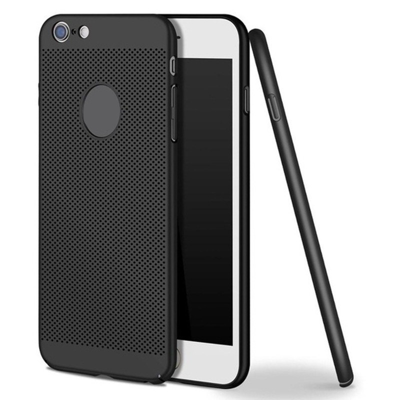 Ốp Điện Thoại Cứng Siêu Mỏng Dạng Lưới Tản Nhiệt Cho iPhone 5/5s/6/6s/6s Plus/7/7 Plus