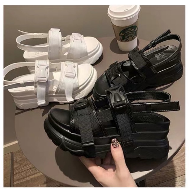 SANDAL NỮ ĐẾ SIÊU CAO 7cm dạng cài quai hàng Quảng Châu