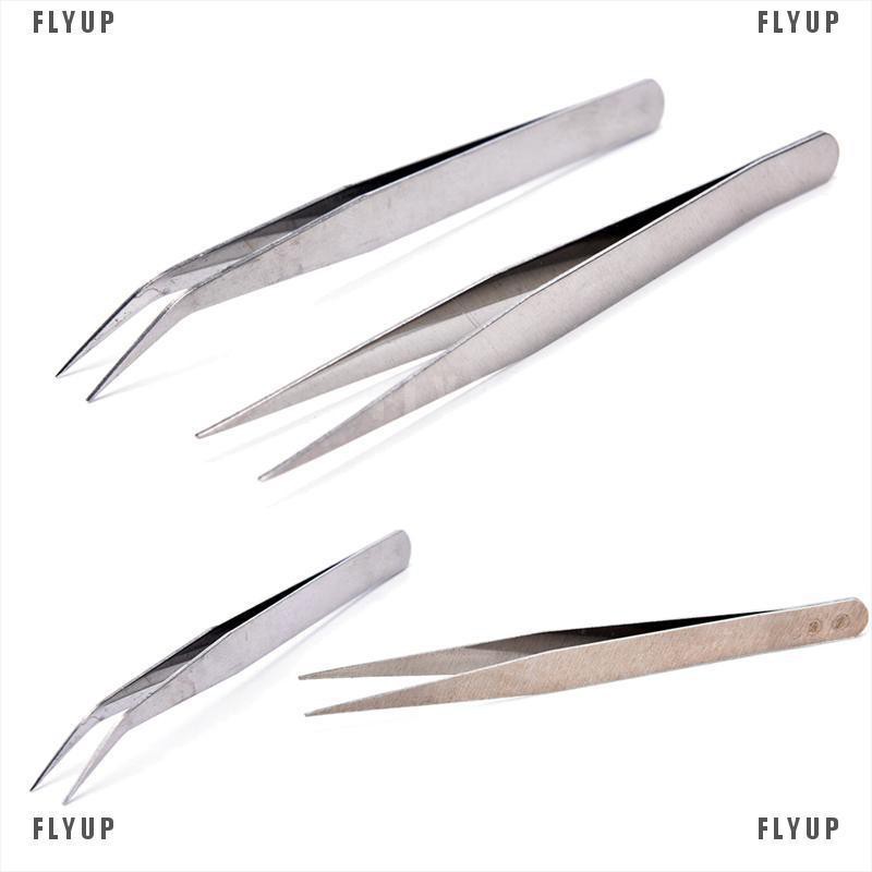 Set 2 Nhíp Thẳng Bằng Thép Không Gỉ Chuyên Dụng Trong May Vá