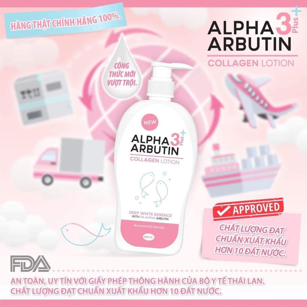 SỮA DƯỠNG TRẮNG ALPHA ARBUTIN COLLAGEN LOTION