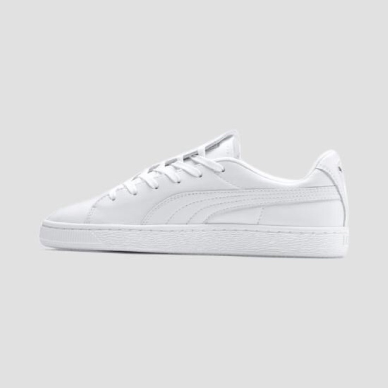 Giày sneaker nữ Puma Basket Crush Emboss Heart màu trắng 36959501( Size 39)