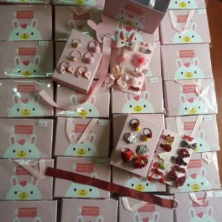 Hộp nơ kẹp tóc cho bé