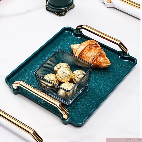 Khay trà/ trái cây phong cách sang trọng tiện dụng