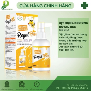 Xịt họng keo ong Royal bee ,cắt cơn ho nhanh trong vòng 3 phút