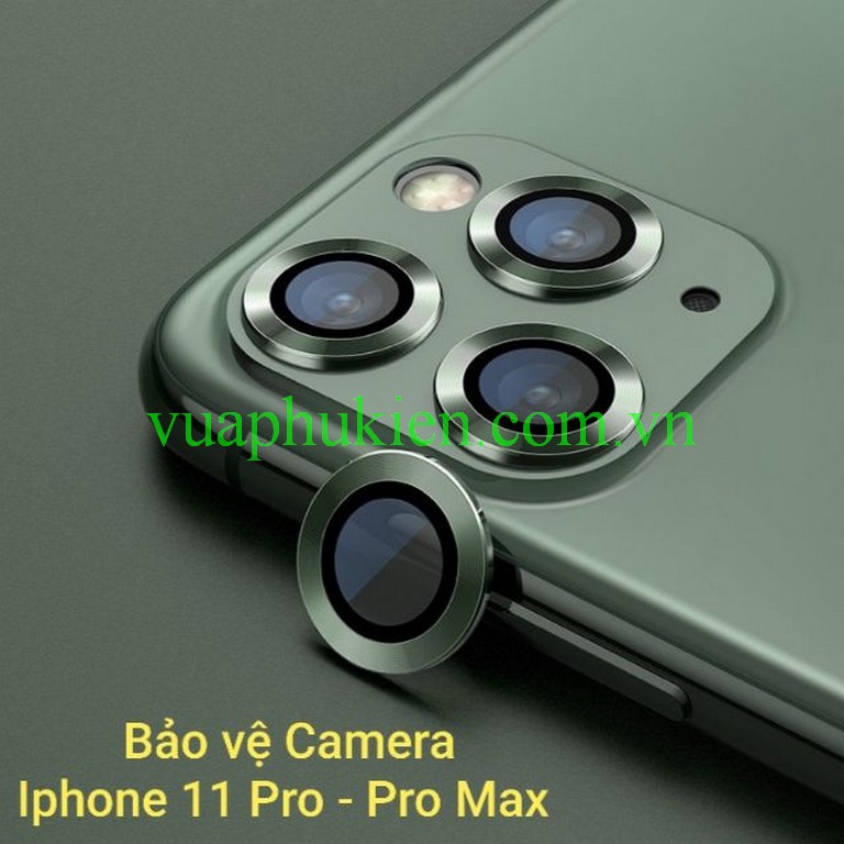 Bộ dán bảo vệ Camera iPhone 11 Pro/ 11 Pro Max ống kính rời chính hãng Kuzoom /PKTM