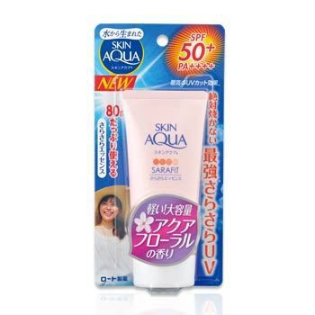 KEM CHỐNG NẮNG ROHTO SKIN AQUA SARAFIT UV ESSENCE FLORAL FRAGRANCE SPF 50+ PA ++++