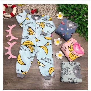 BỘ NỈ BÔNG DÀI TAY CHO BÉ NHIỀU SIZE VÀ NHIỀU MẪU-GỒM QUẦN VÀ ÁO.Shopmebe24h