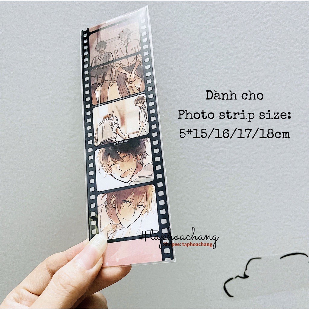 Túi Opp trong suốt bọc đựng Photo Strip có dán - Túi Photo Strip/ đựng Photo Strip - Sleeve Photo Strip