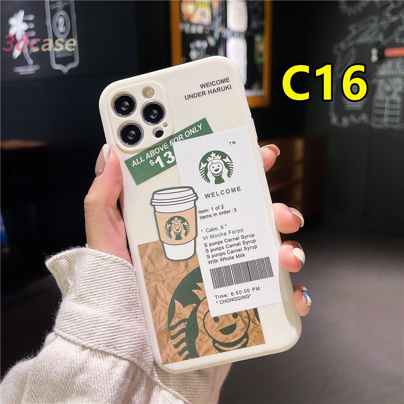 STARBUCKS Ốp Lưng Mềm Hình Ly Cà Phê Xinh Xắn Cho Samsung A32 A52 A72 A12 A02S A50 A10S J7 Prime A51 J2 Prime A10 A125 A30 A50S A30S A20 M40S A205 M02S A025 F02S A305 Grand Prime Plus