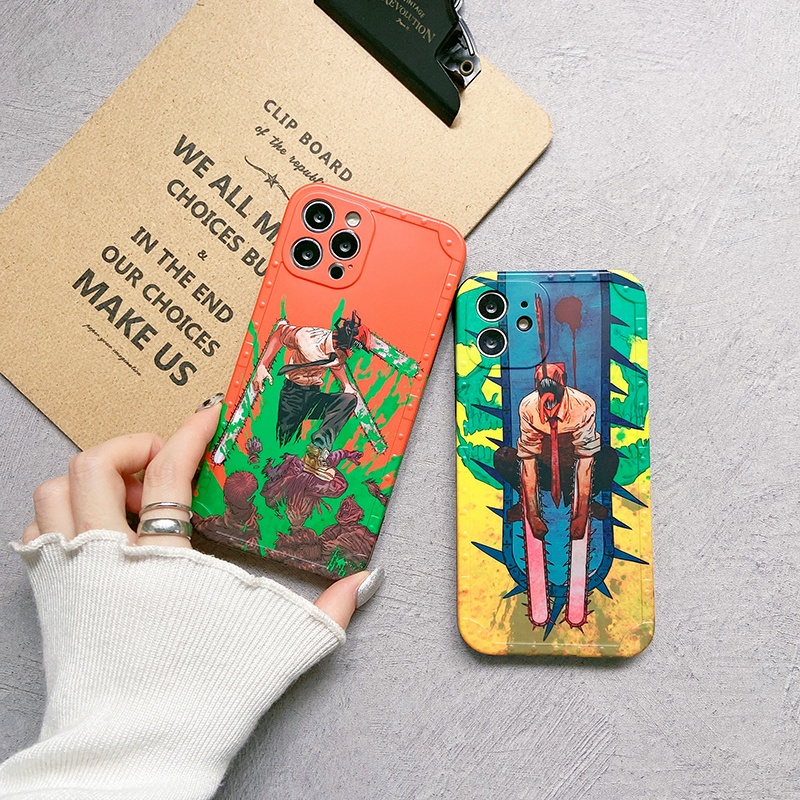 Ốp Điện Thoại Mềm Nhám In Hình Cưa Xích Cho iPhone 14 Pro Max 13 12 Pro Max X Xs Max XR 8Plus 11 Pro Max