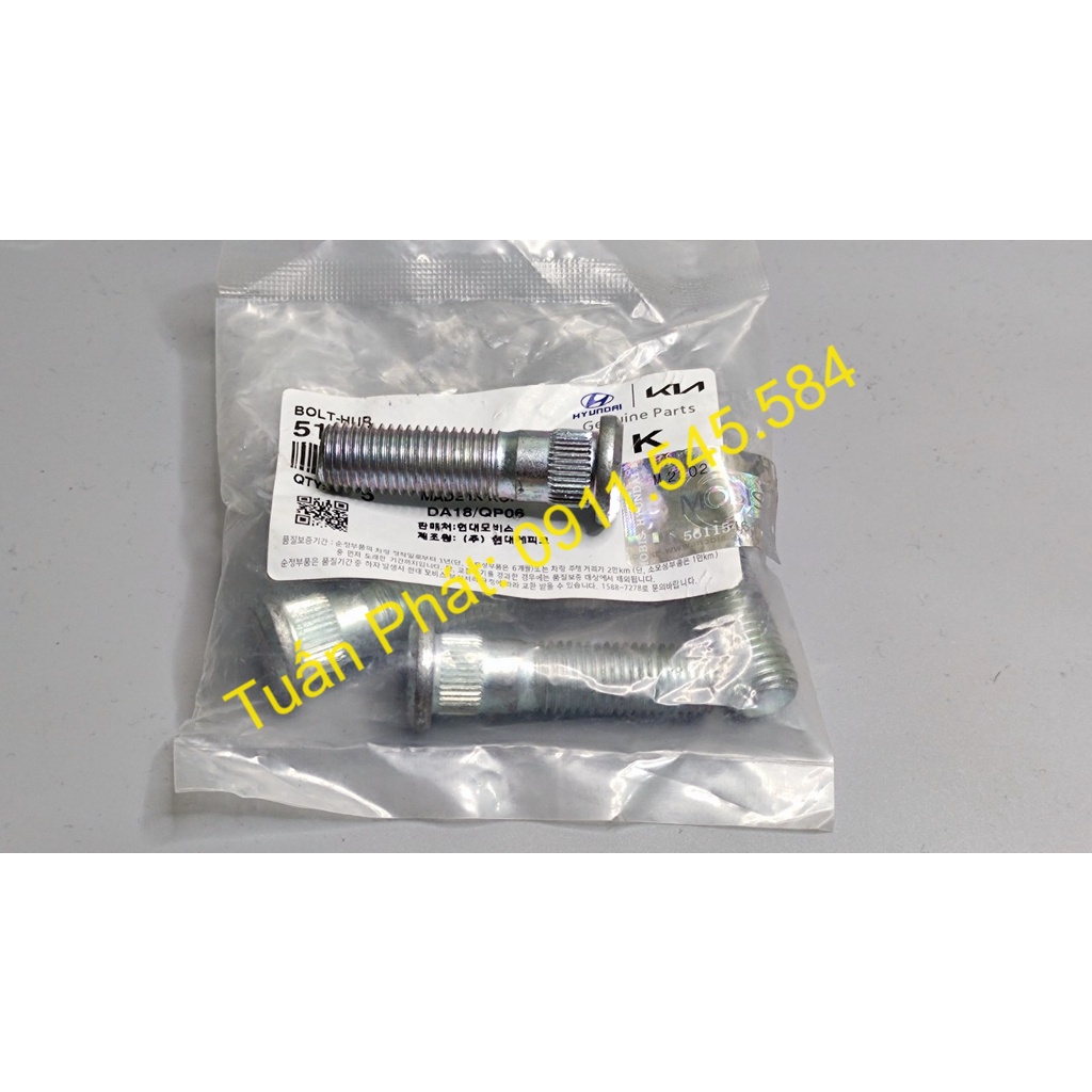 Bu Lông Tắc Kê Xe Kia và Hyundai10 Kia Monring Santafe Accent K3 Cerato, Rio Sorento