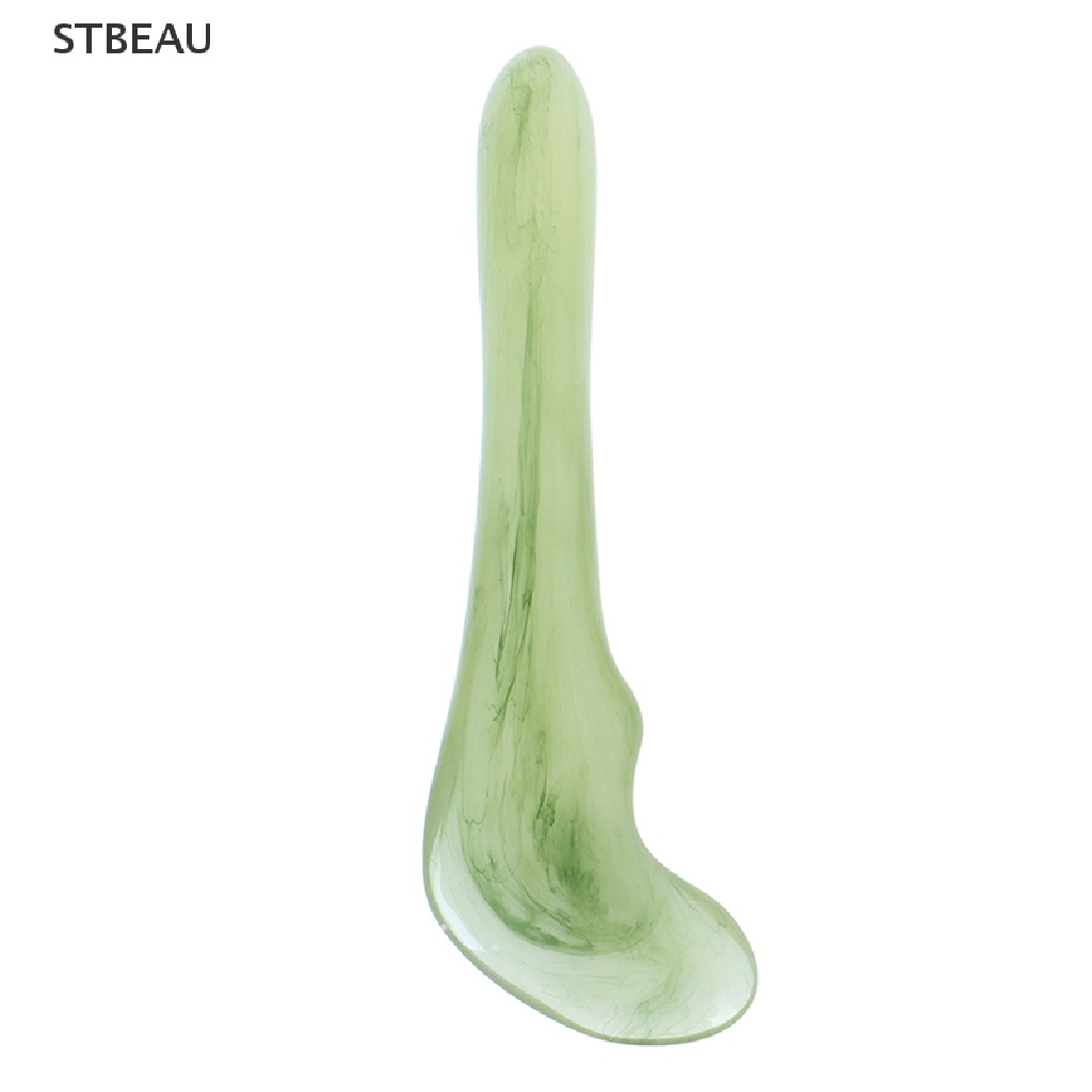 [Cxsteau] Tấm Nhựa Resin Màu Xanh Lá Cây Gua Sha Mát Xa Mặt Và Cơ Thể Chăm Sóc Sức Khỏe
