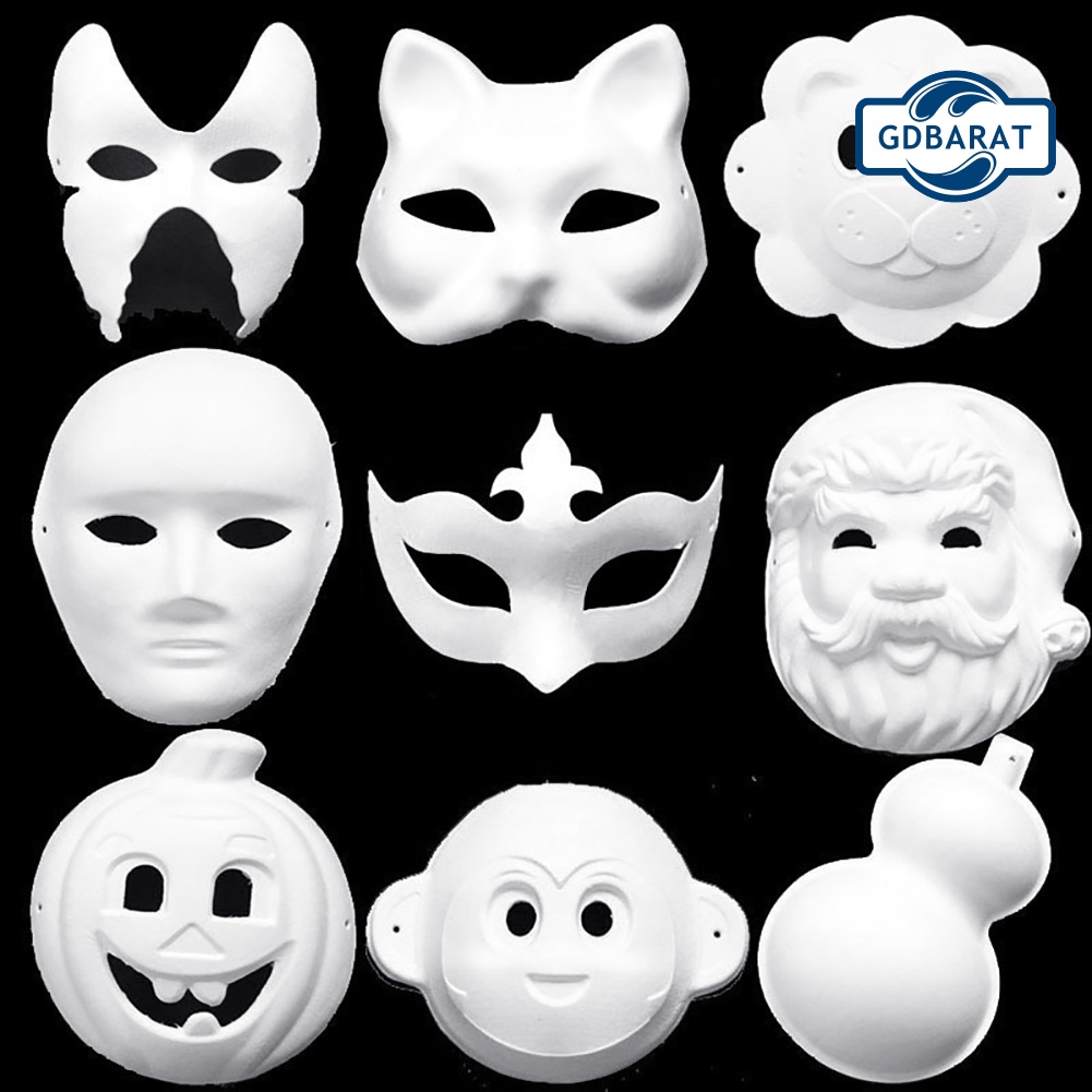 Bộ Dụng Cụ Vẽ Mặt Nạ Hóa Trang DIY Cho Trẻ Em