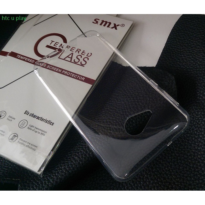 [Freeship toàn quốc từ 50k] Ốp dẻo trong suốt HTC U Play Tặng kèm kính cường lực