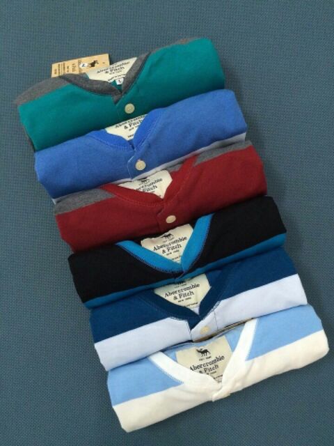 Áo thun nam ngắn tay cổ tim phối sọc đẹp tigershop Tgs036 | BigBuy360 - bigbuy360.vn