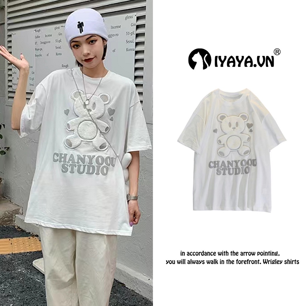 áo phông nữ form rộng áo thun tay ngắn tay lỡ đẹp unisex dáng rộng phong cách hàn quốc